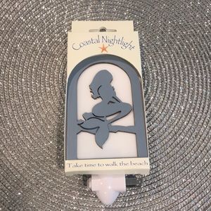 NIB Mermaid silhouette nightlight